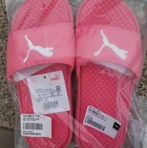 Coral Puma Slides